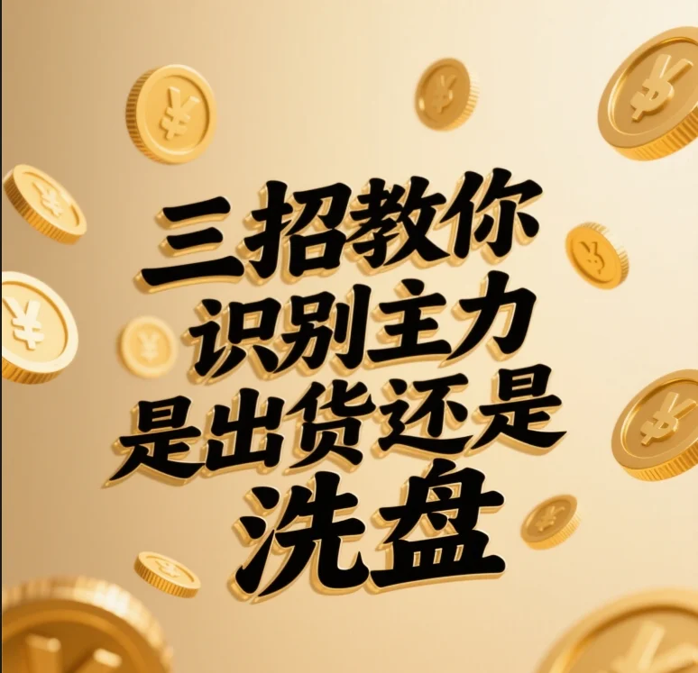 炒股必学！3 招看透主力在出货还是洗盘！