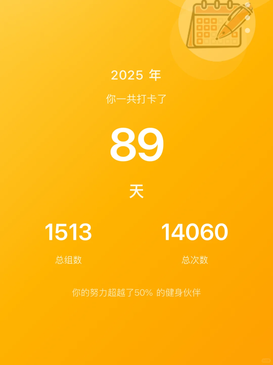 2025年度健身报告上线啦!!