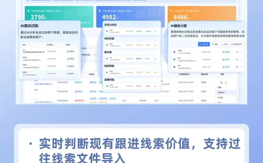 销售团队盘客户不用愁！AICRM 1分钟搞定