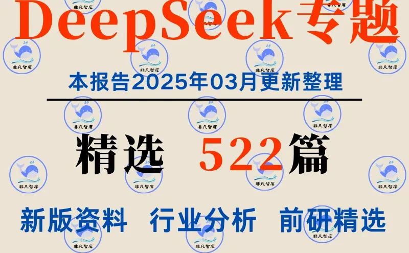 行业报告天花板！?