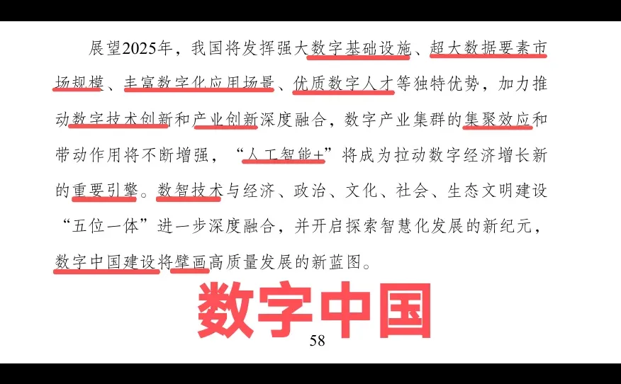 数字中国报告！25年发布！