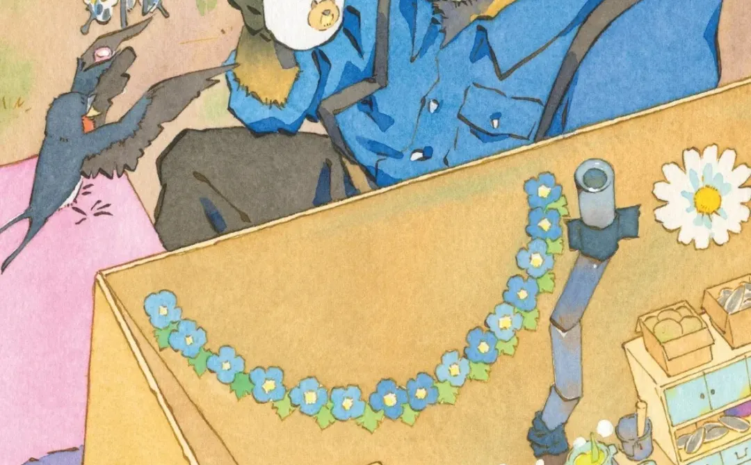 看大家都卷成蚊香！我就逃进我的精神避难所