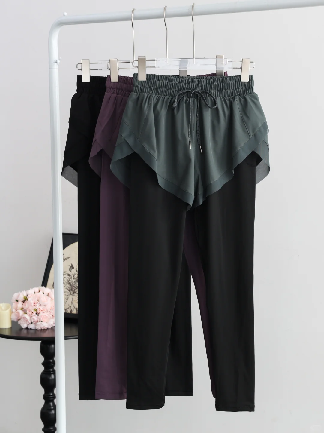 这条运动风假两件裤裙也太绝了吧！！！