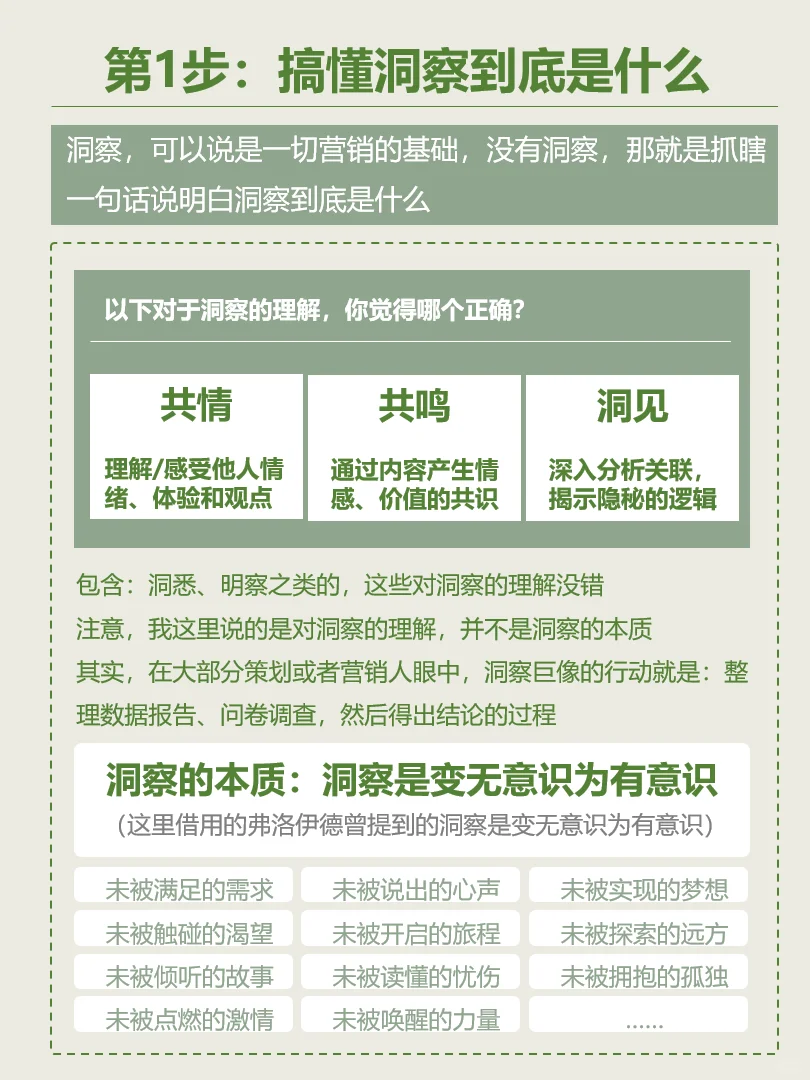 搞定洞察?让你的方案更有针对性和可行性