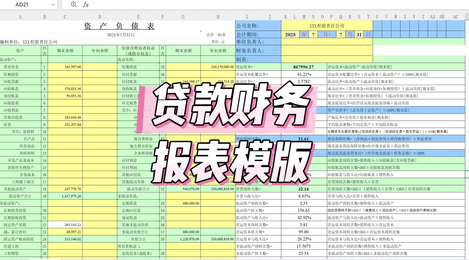 企业要贷款,教你优化财务报表