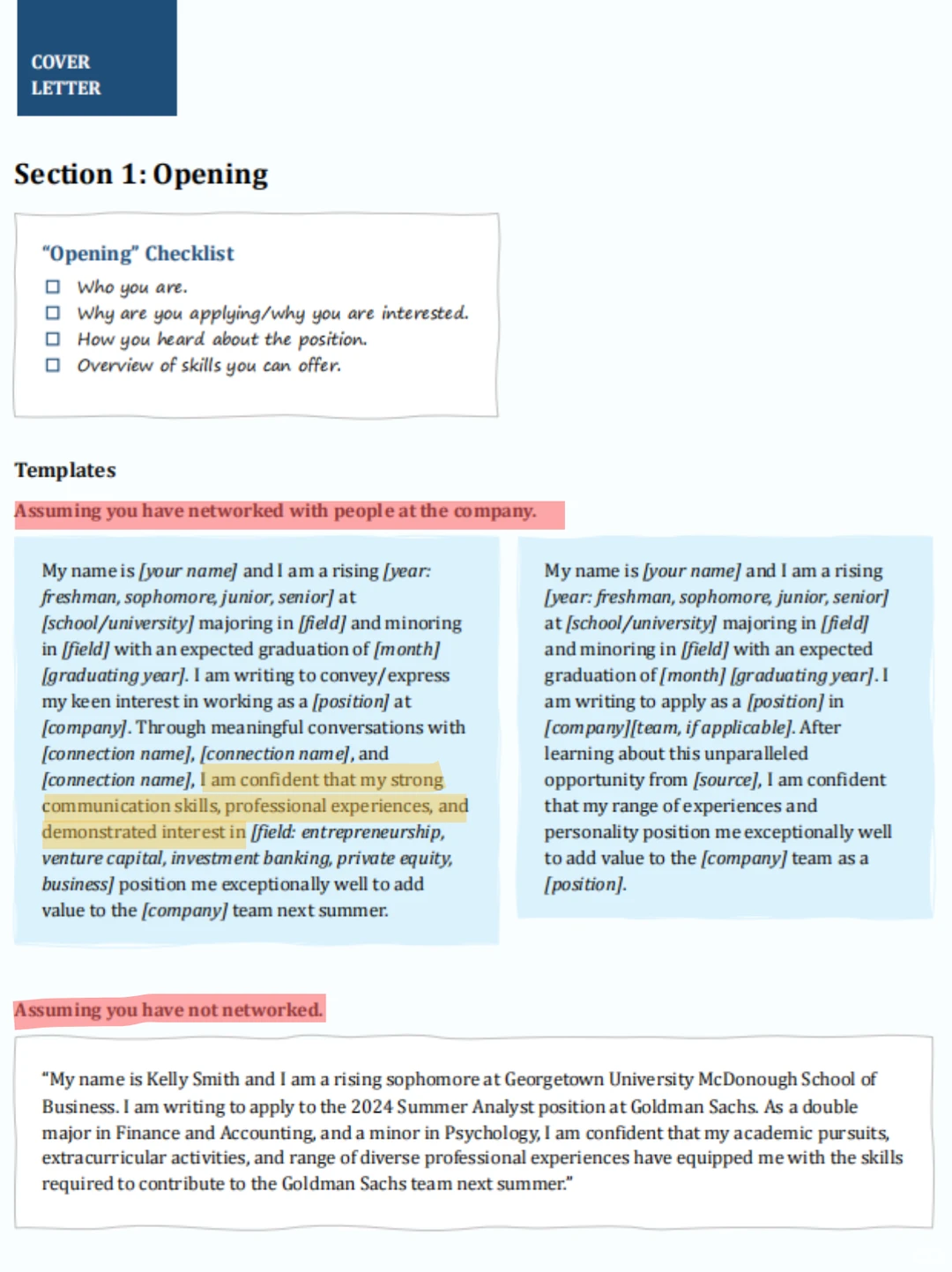 你有如此全面的蓝皮书进入华尔街