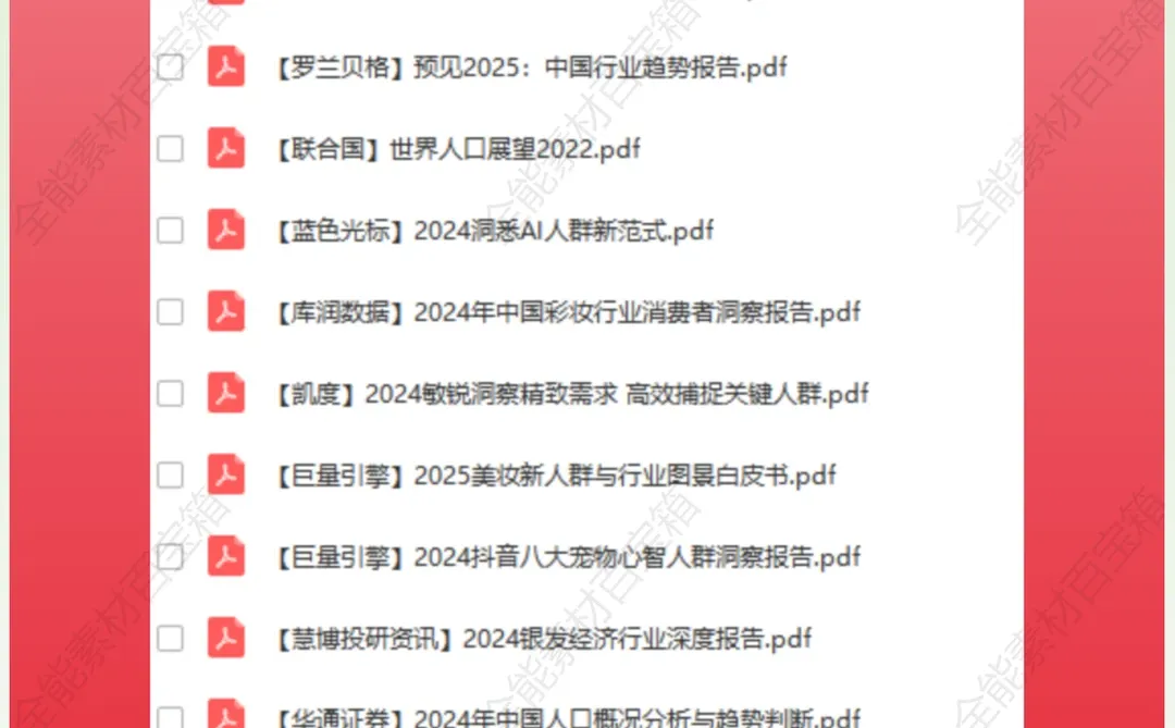 2025消费者研究报告合集消费洞察市场趋