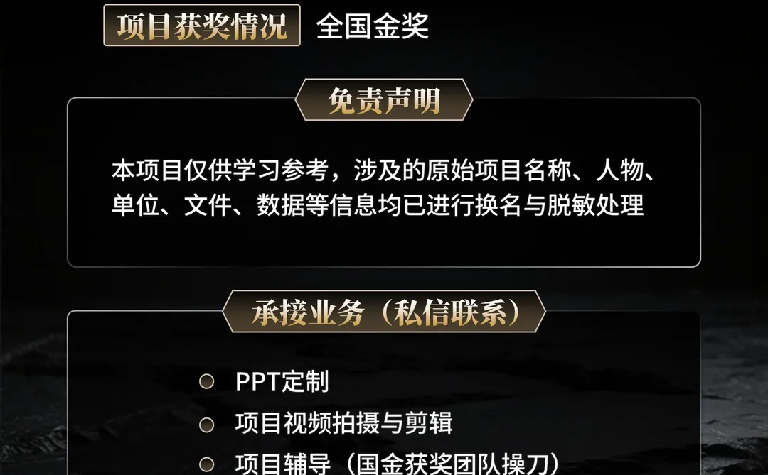 国创赛真实案例|职教赛道金奖《智广增益》