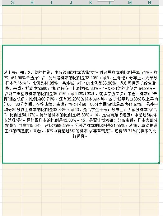 这样的描述性分析是大家喜欢的吗