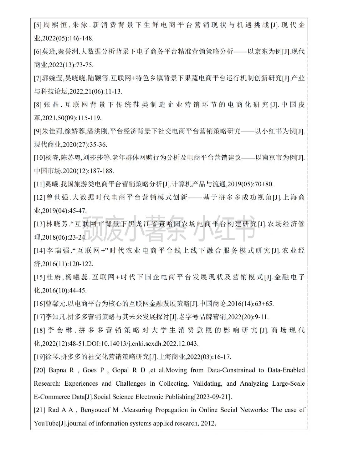 原来这才是导师想看的电子商务专业开题报告