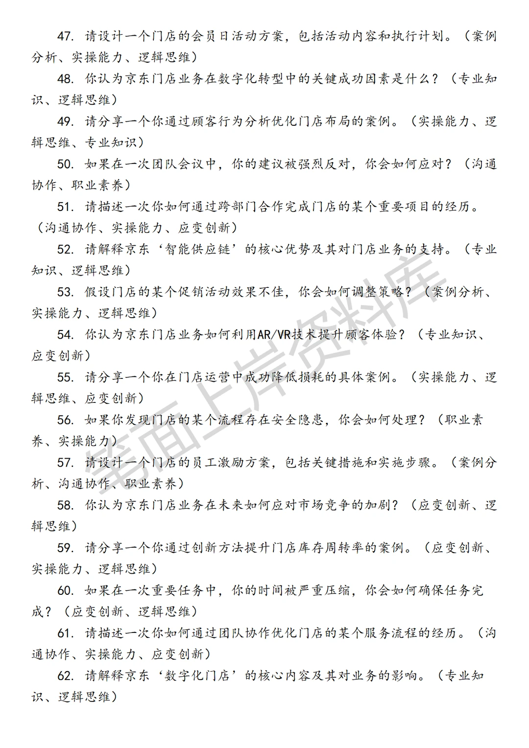 零售业京东门店业务