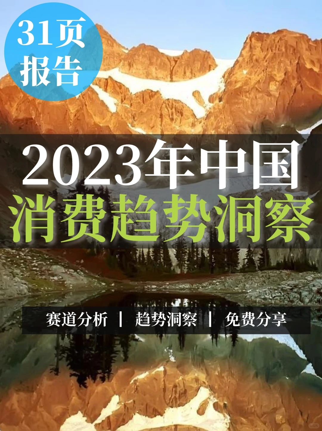 31页报告|2023年中国消费趋势洞察