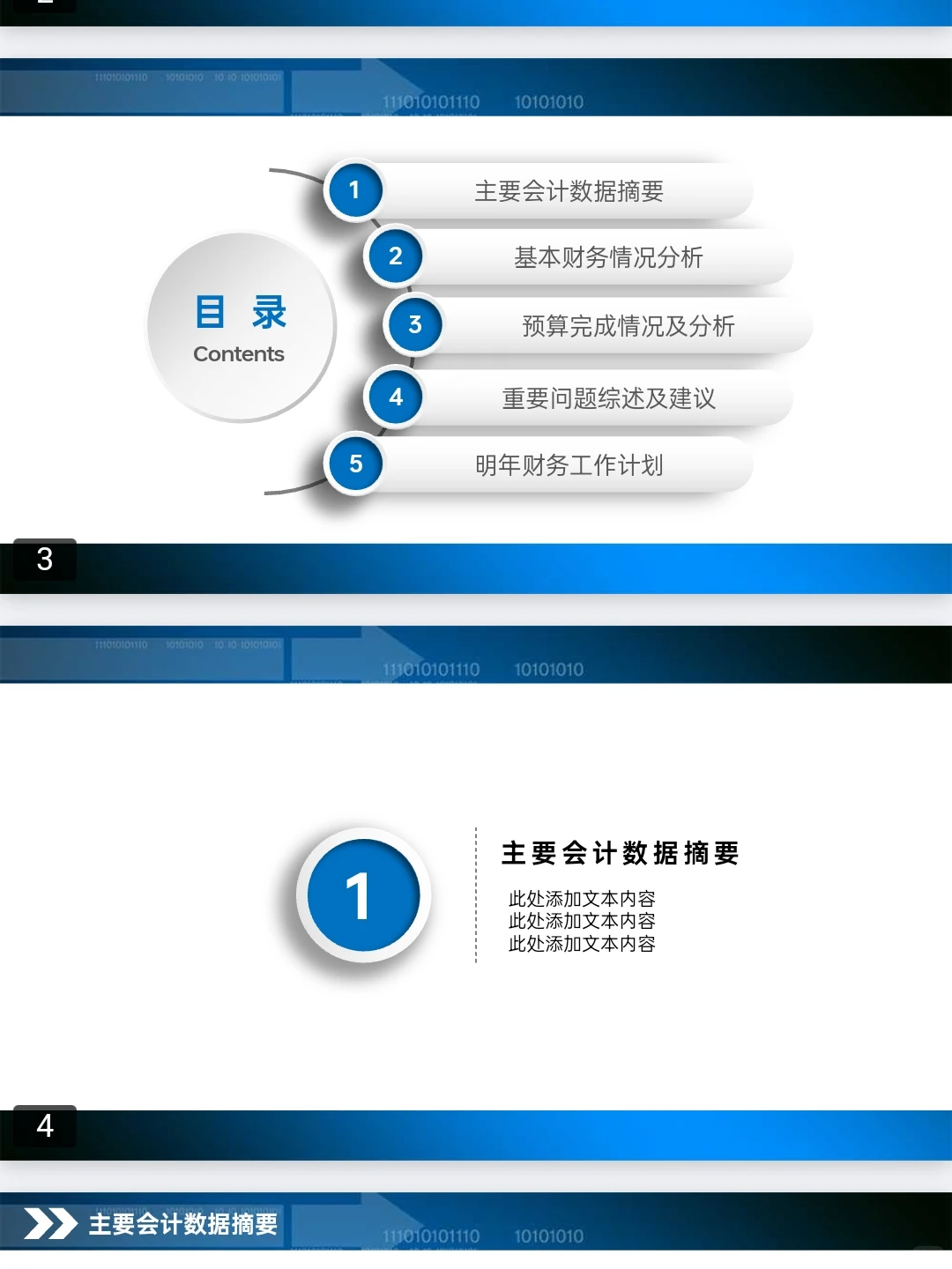 被老板高看一眼的财务数据分析PPT模板