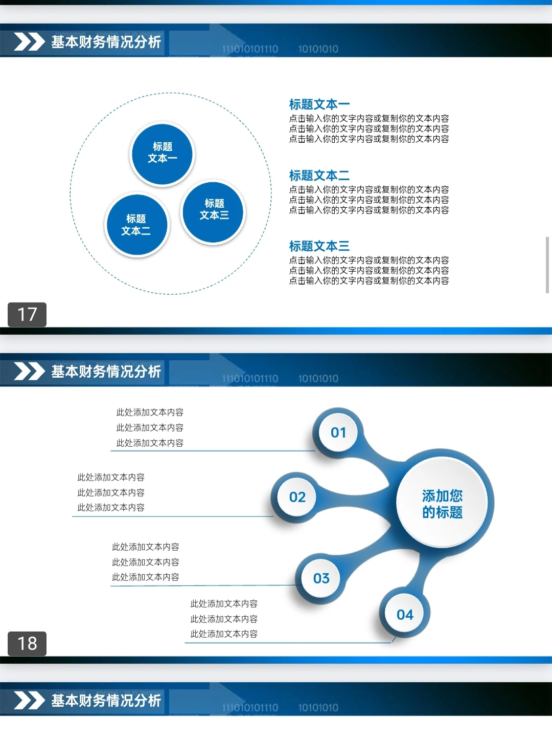 被老板高看一眼的财务数据分析PPT模板