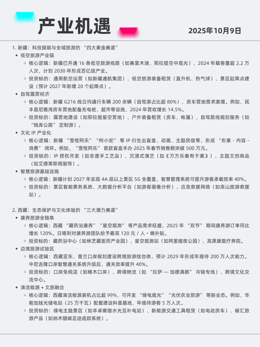 文旅融合 2025年10月9日