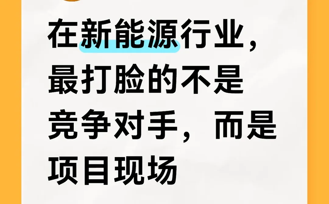 在新能源行业,最打脸的不是竞争对手