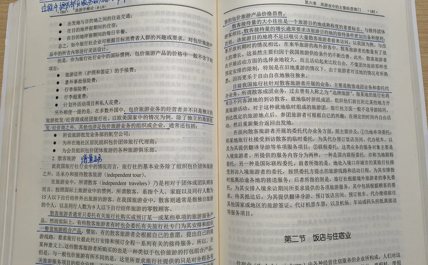 第六章:旅游业中的主要经营部门