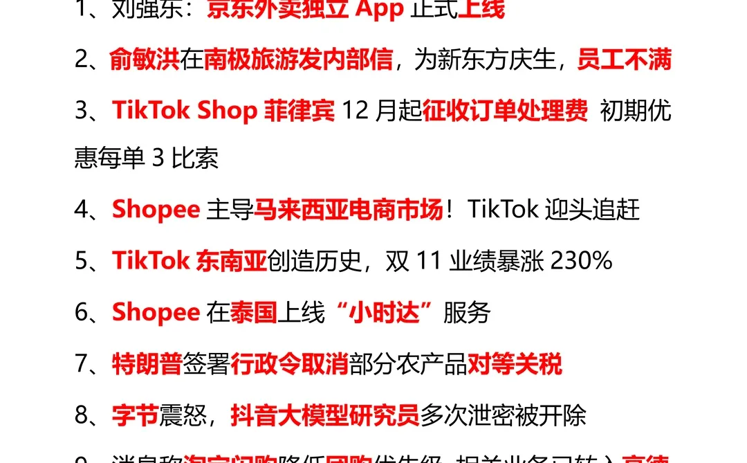 今日电商新闻,京东外卖独立App正式上线!
