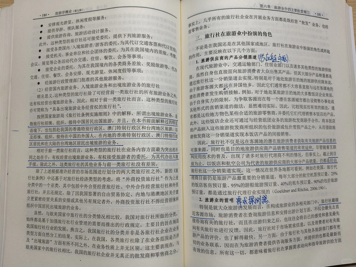 第六章:旅游业中的主要经营部门