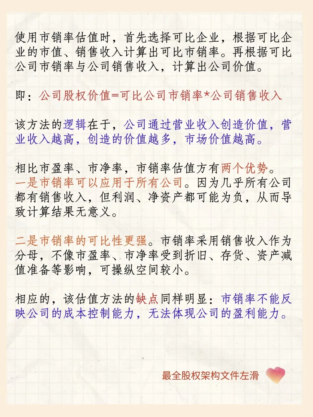 强推‼️企业融资：估值的11种方法