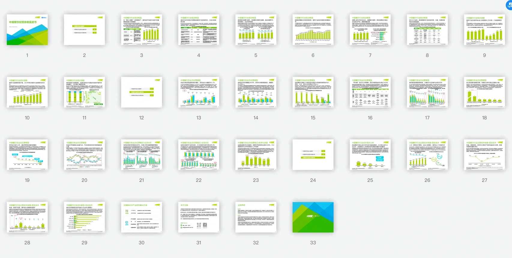 《中国餐饮经营参数蓝皮书》