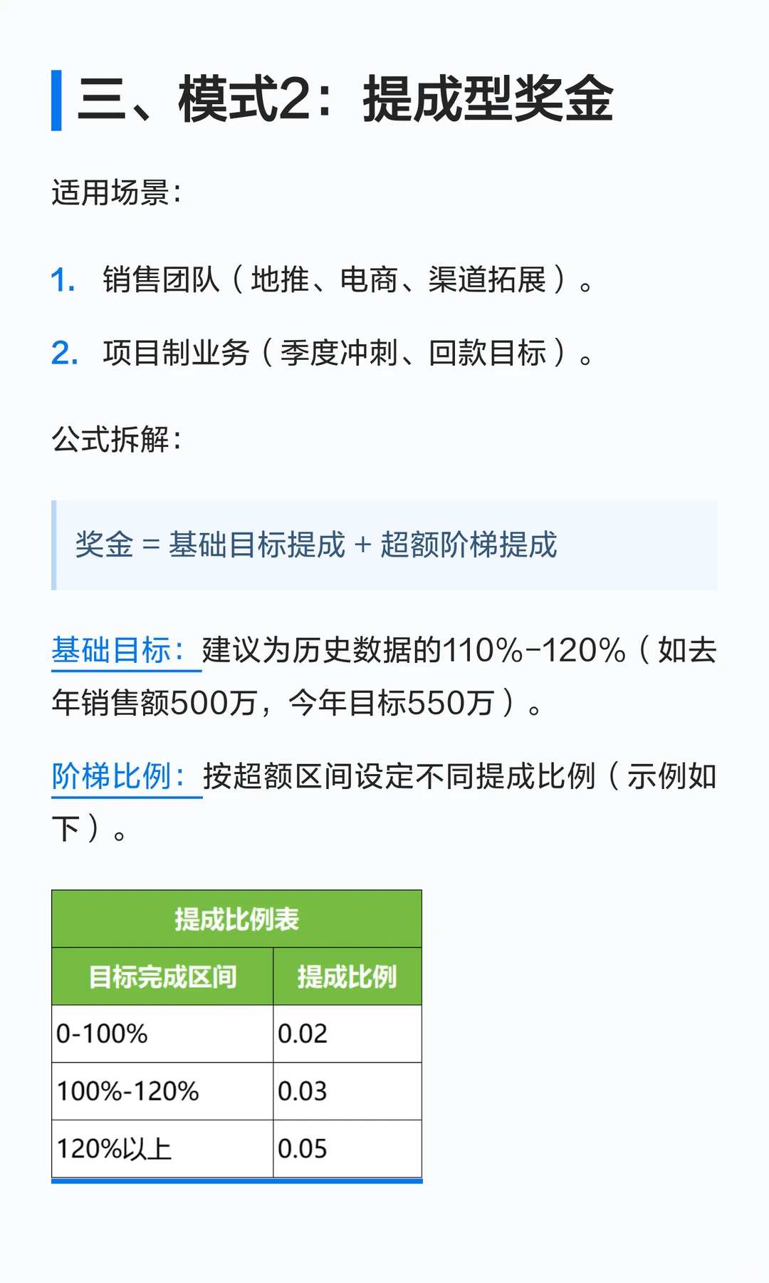 HRBP实战丨四种不同类型的奖金包设计模式