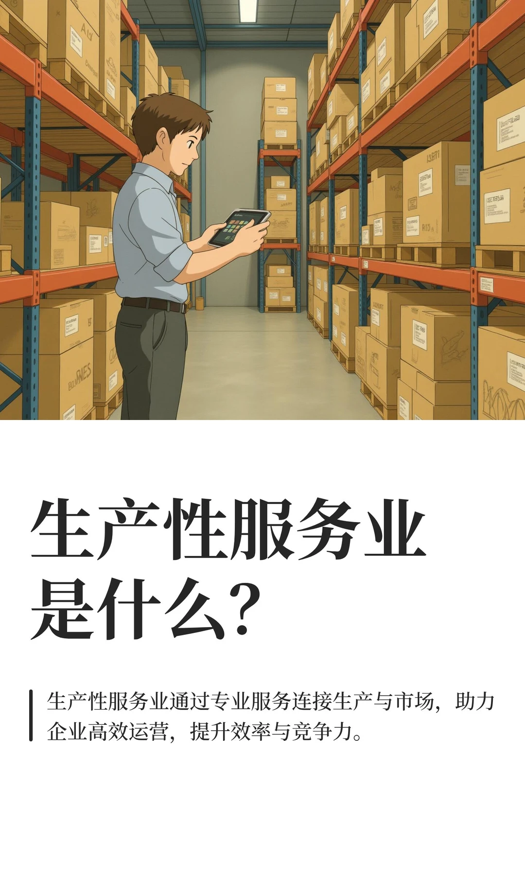 生产性服务业是什么？