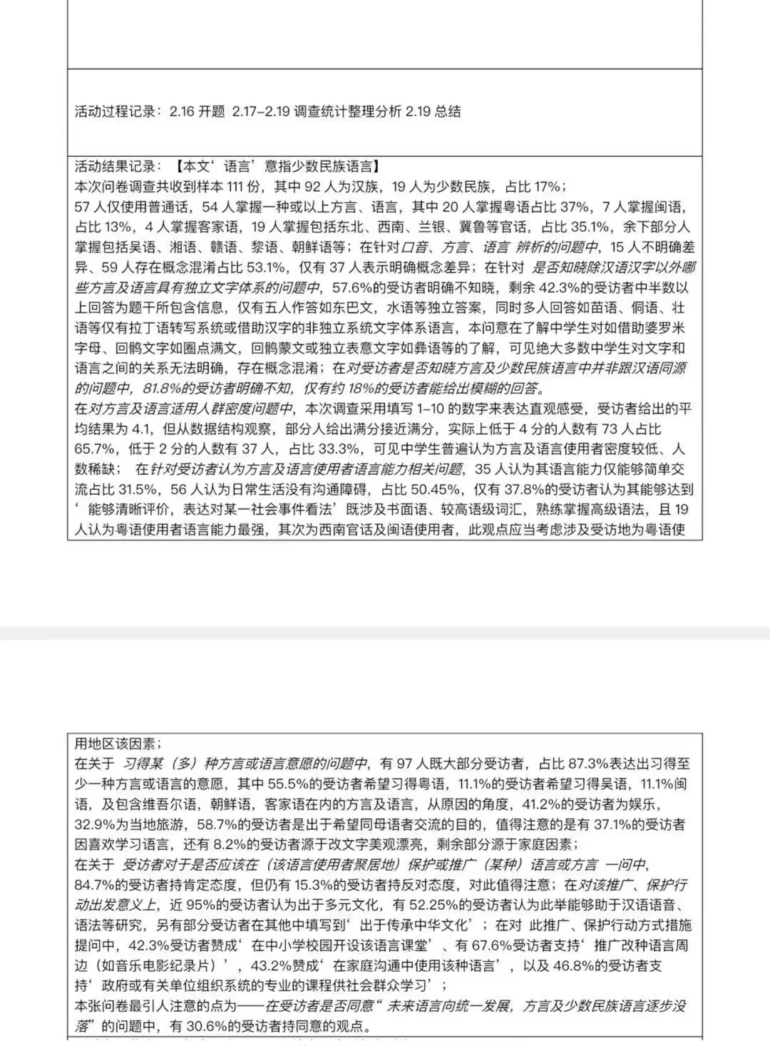 高一年级“研究性学习”小课题开题报告