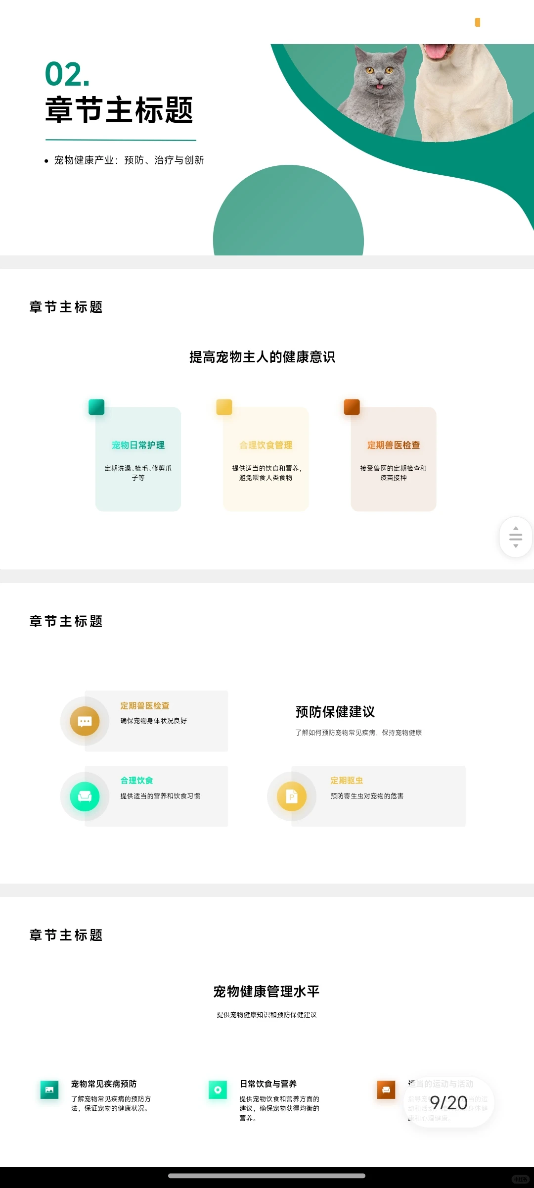 《宠物行业市场调研报告》PPT模板免费下载