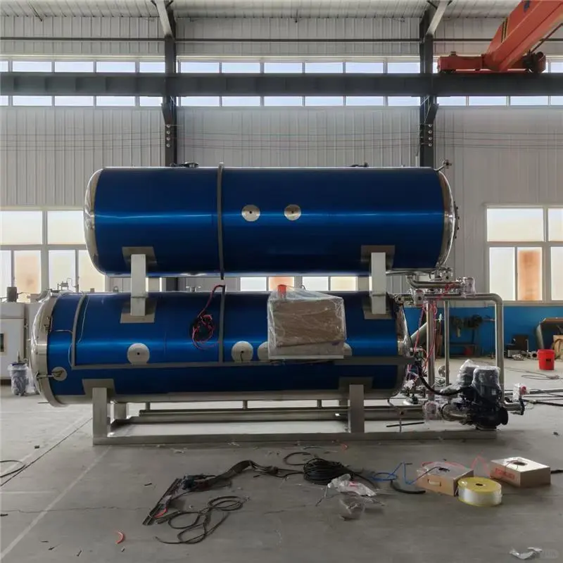 2025辣椒酱双层卧式高温杀菌锅...