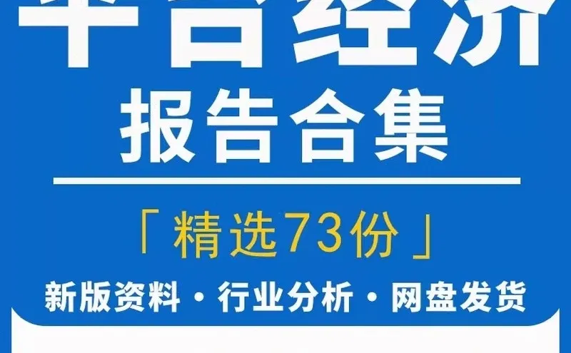 2025年中国平台经济行业研究分析报告平