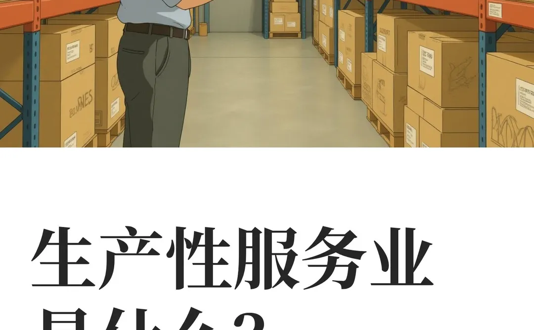 生产性服务业是什么？