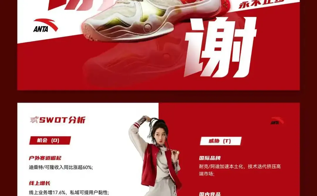 安踏品牌分析介绍ppt