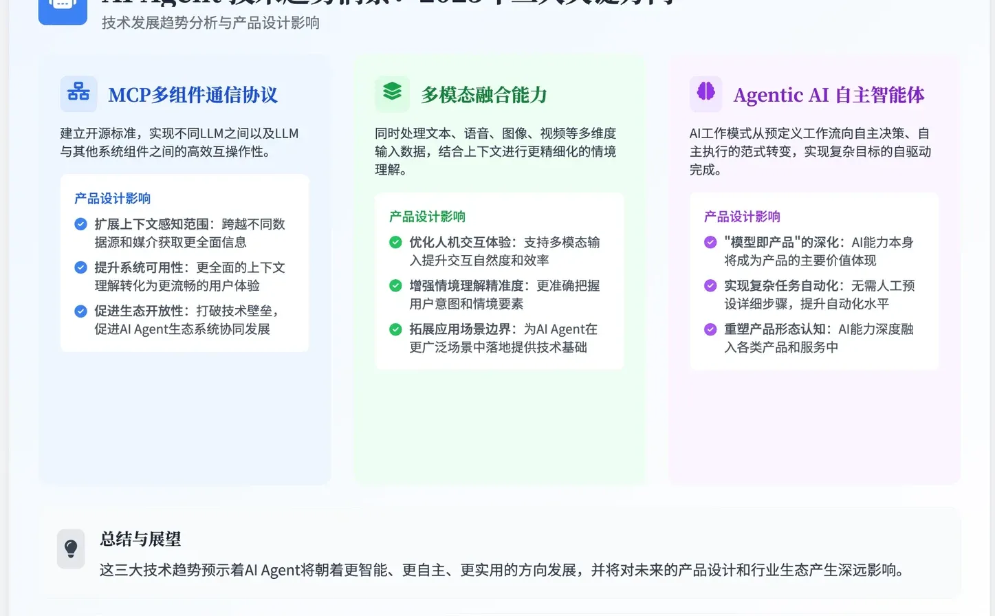 AI Agent 技术趋势洞察:三大关键方向