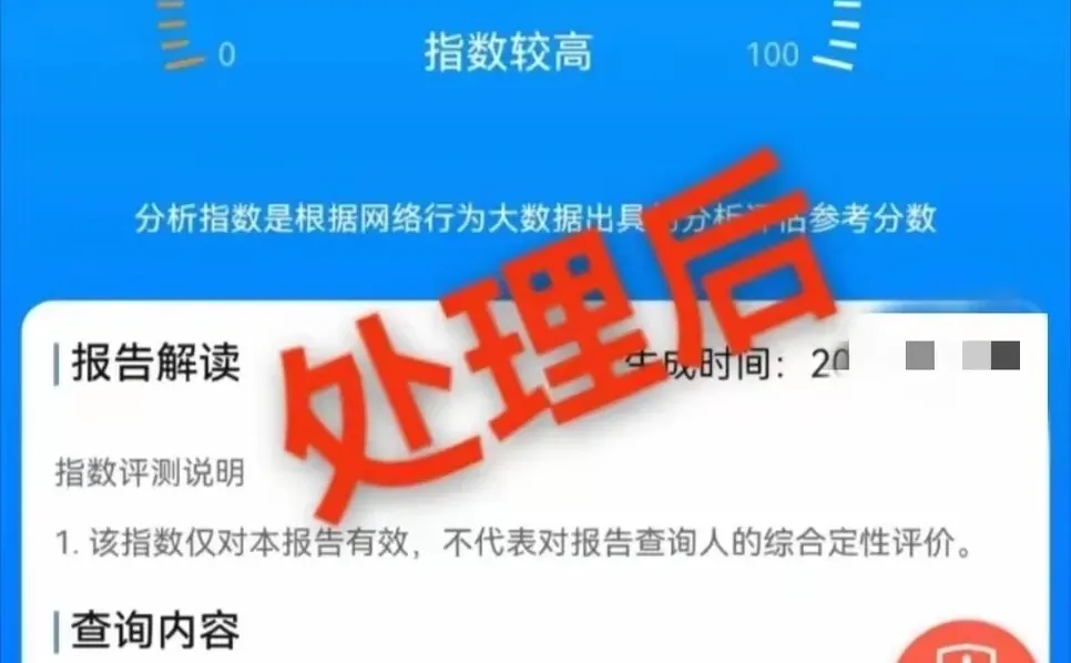 个人，企业大数据修复，大数据优化，报告上有