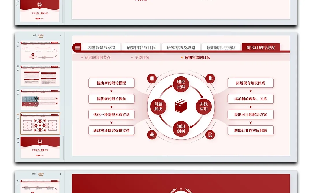 导:这才是我喜欢的开题答辩PPT