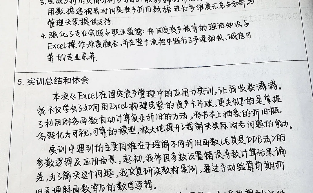 excel在财务管理中的运用（实训报告）