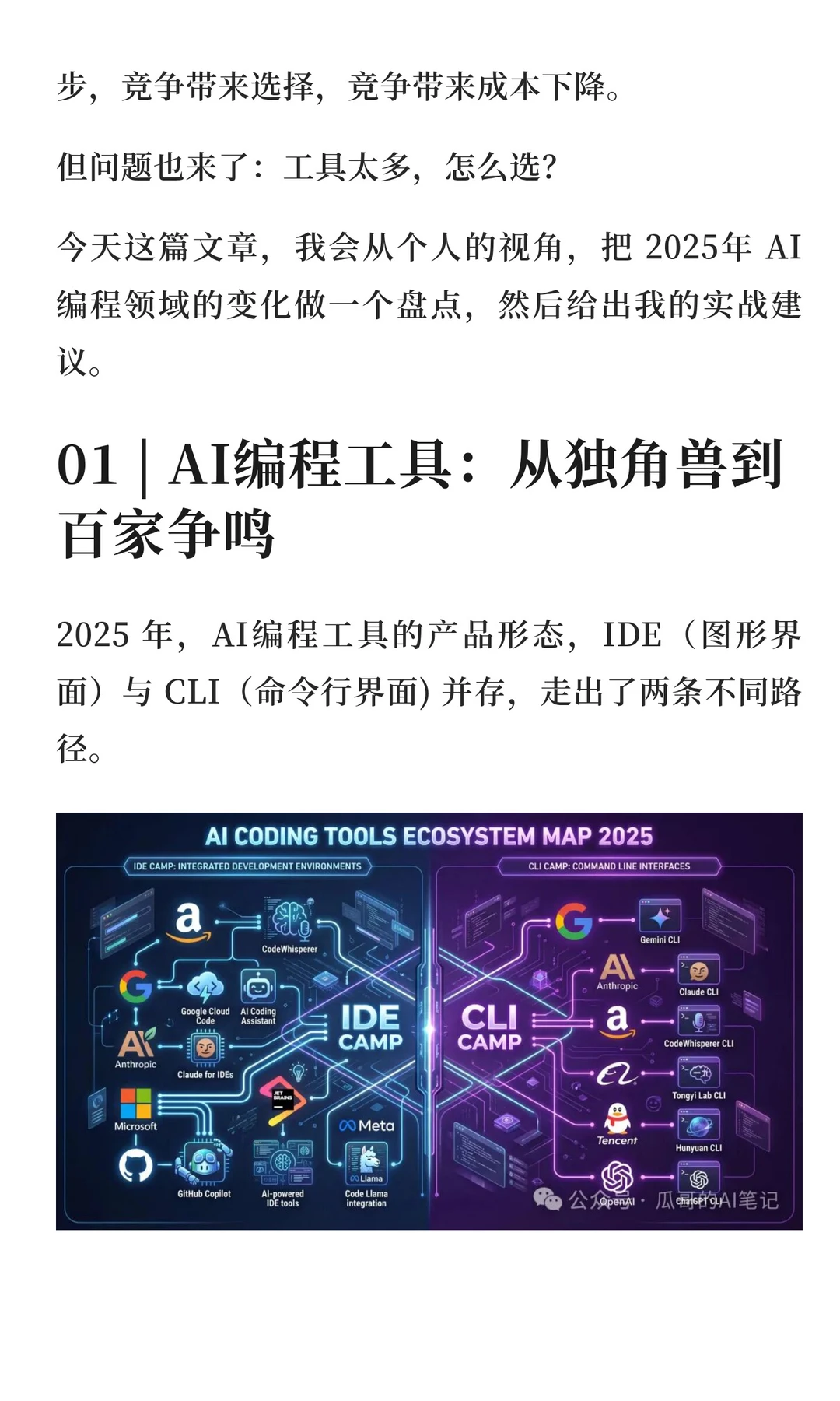 2025 年度盘点：AI编程的竞争与选择！