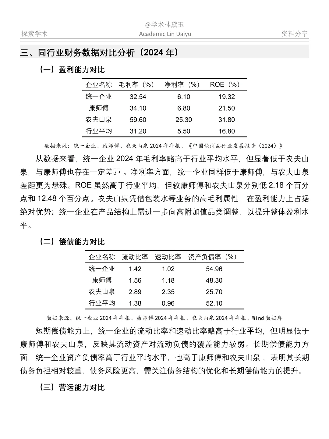 简单做个统一企业近5年财务分析报告~?