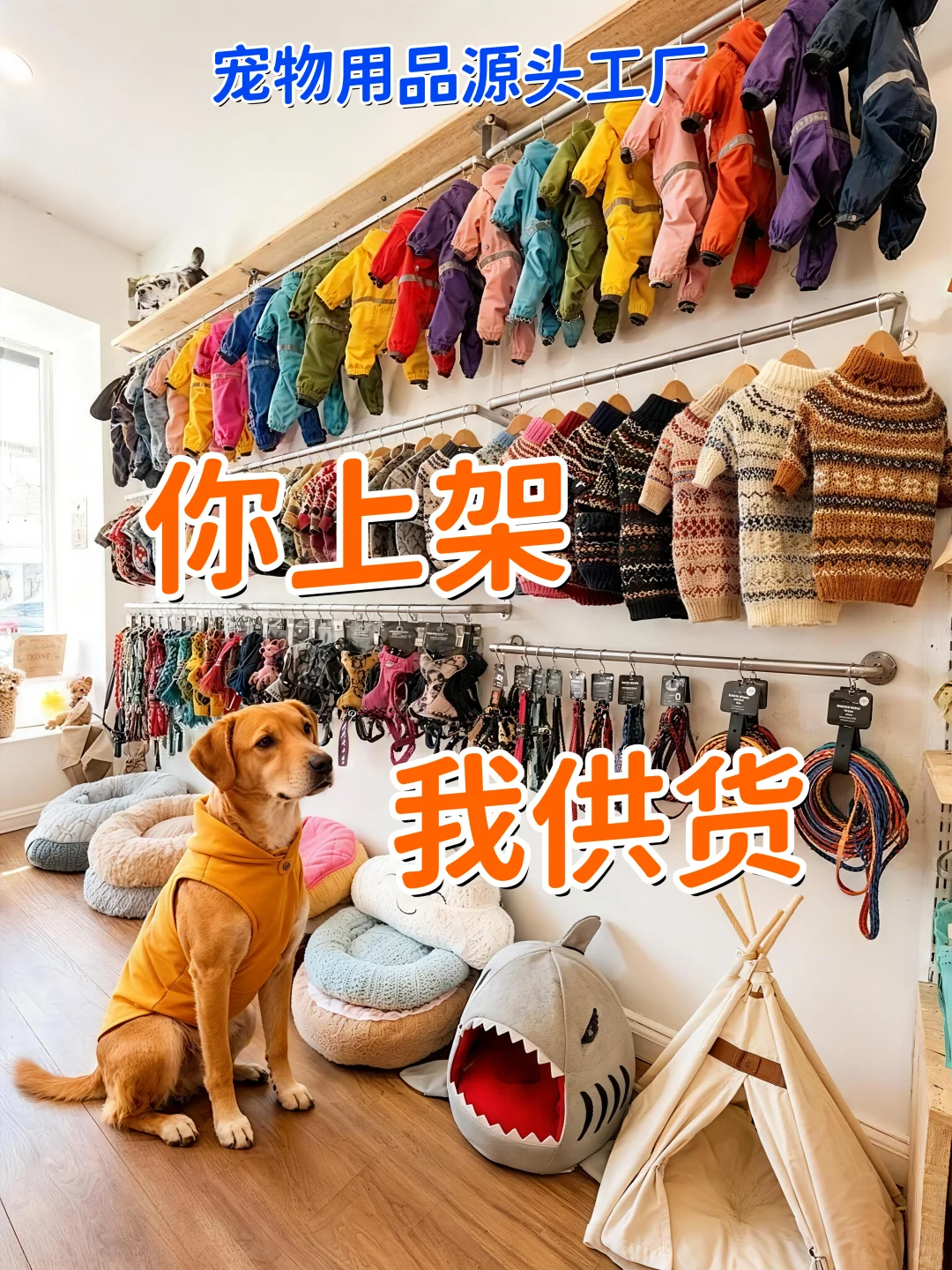 你只负责上架,我负责供货,宠物工厂求合作