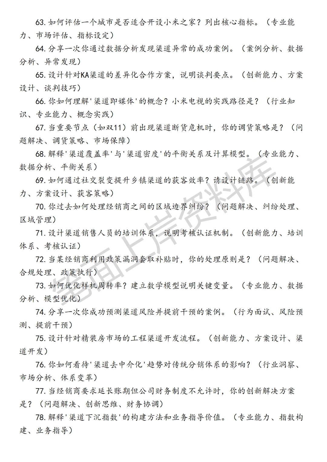 小米直供电视渠道经理