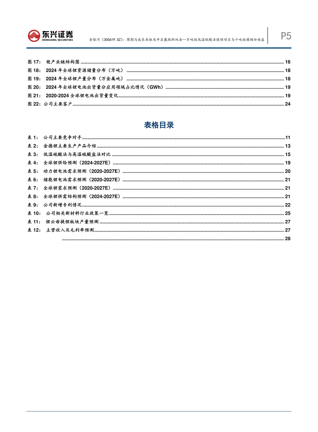 金银河公司研究报告-提锂及精炼铷铯盐项目