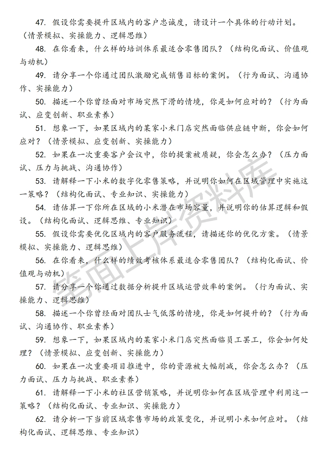 零售小米区域管理