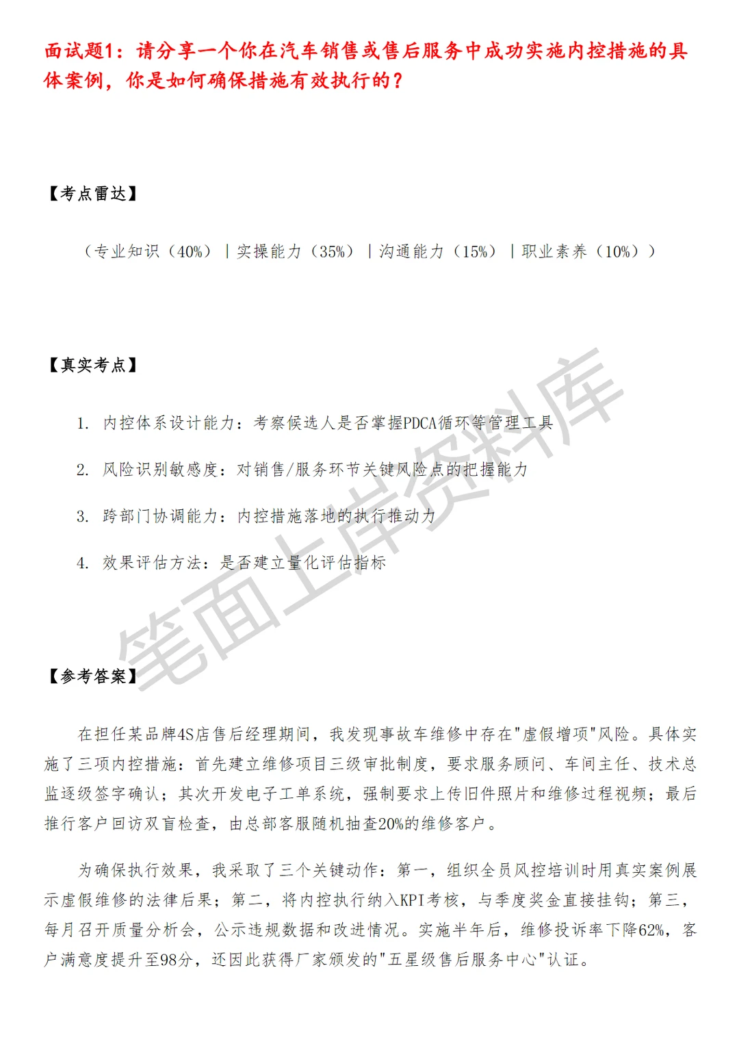 汽车小米汽车销交服内控BP