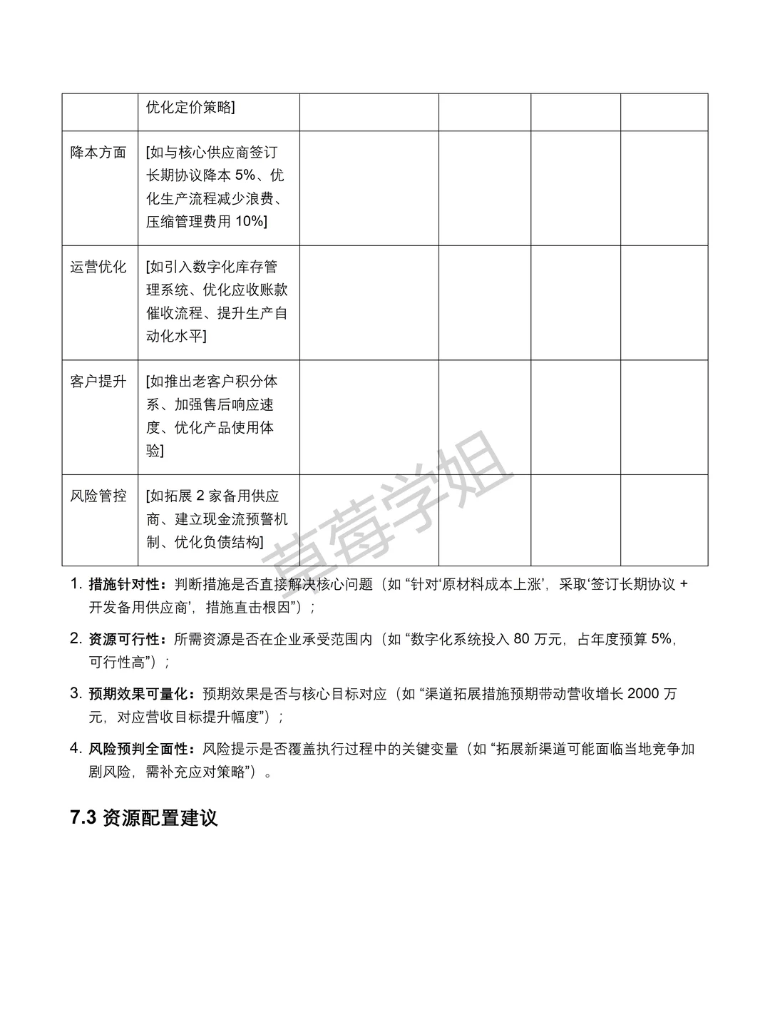企业经营分析报告模板参考❗❗