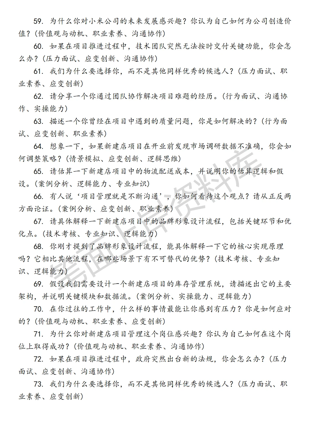 小米新建店项目管理