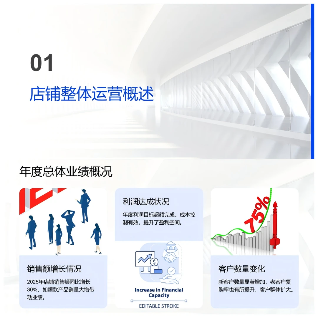 2025 电商运营总结分析 PPT