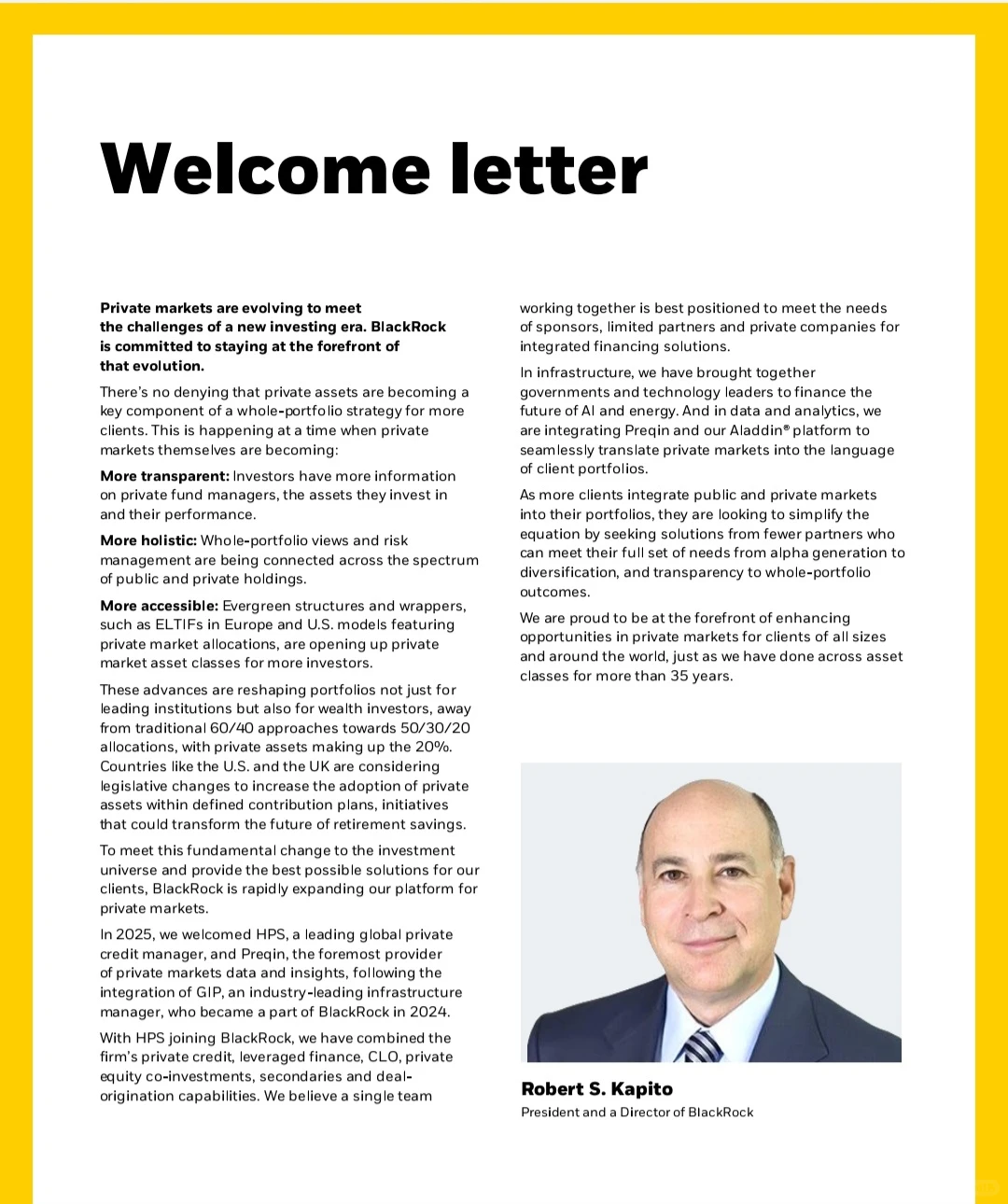 BlackRock贝莱德|2026年私募市场展望