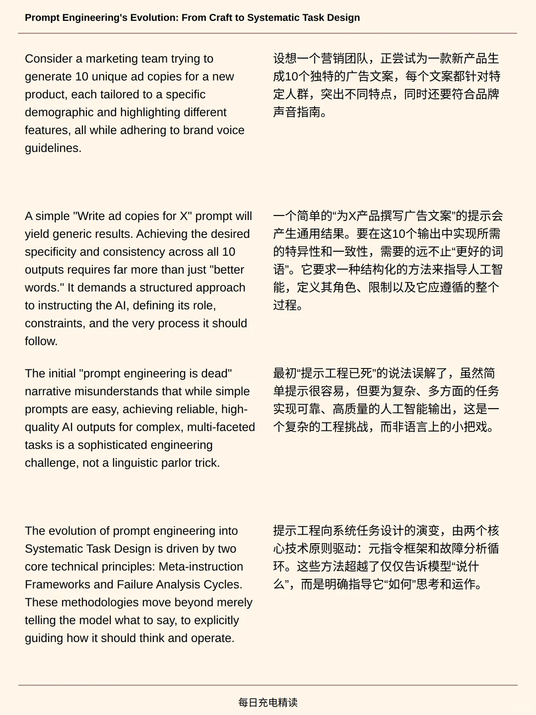 提示工程新纪元:系统任务设计