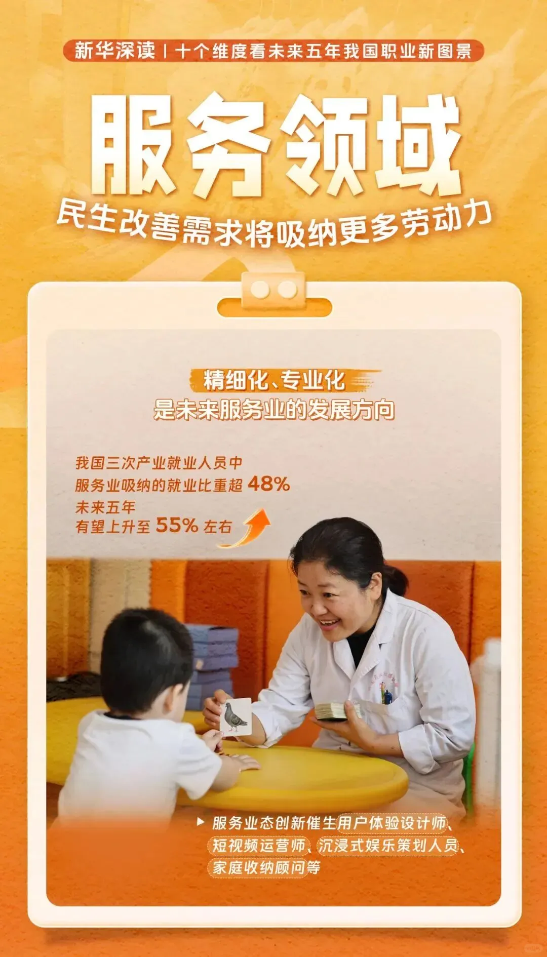 新华社重磅推荐：未来5年这些工作最吃香！